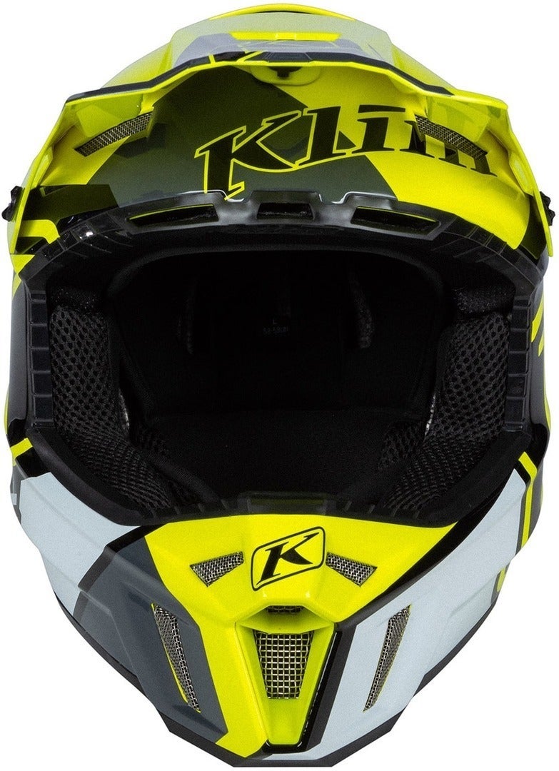 Klim F3 Disarray Motocross Helmet yellow/black/white XXXL (64/65) Figure 4