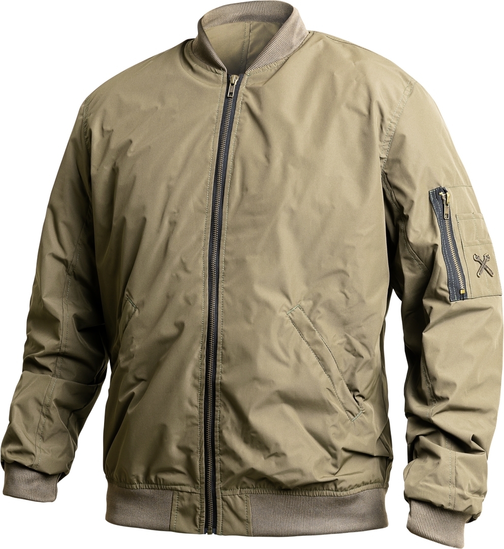 John Doe Flight Motorfiets textiel jas Olive L Figuur 3