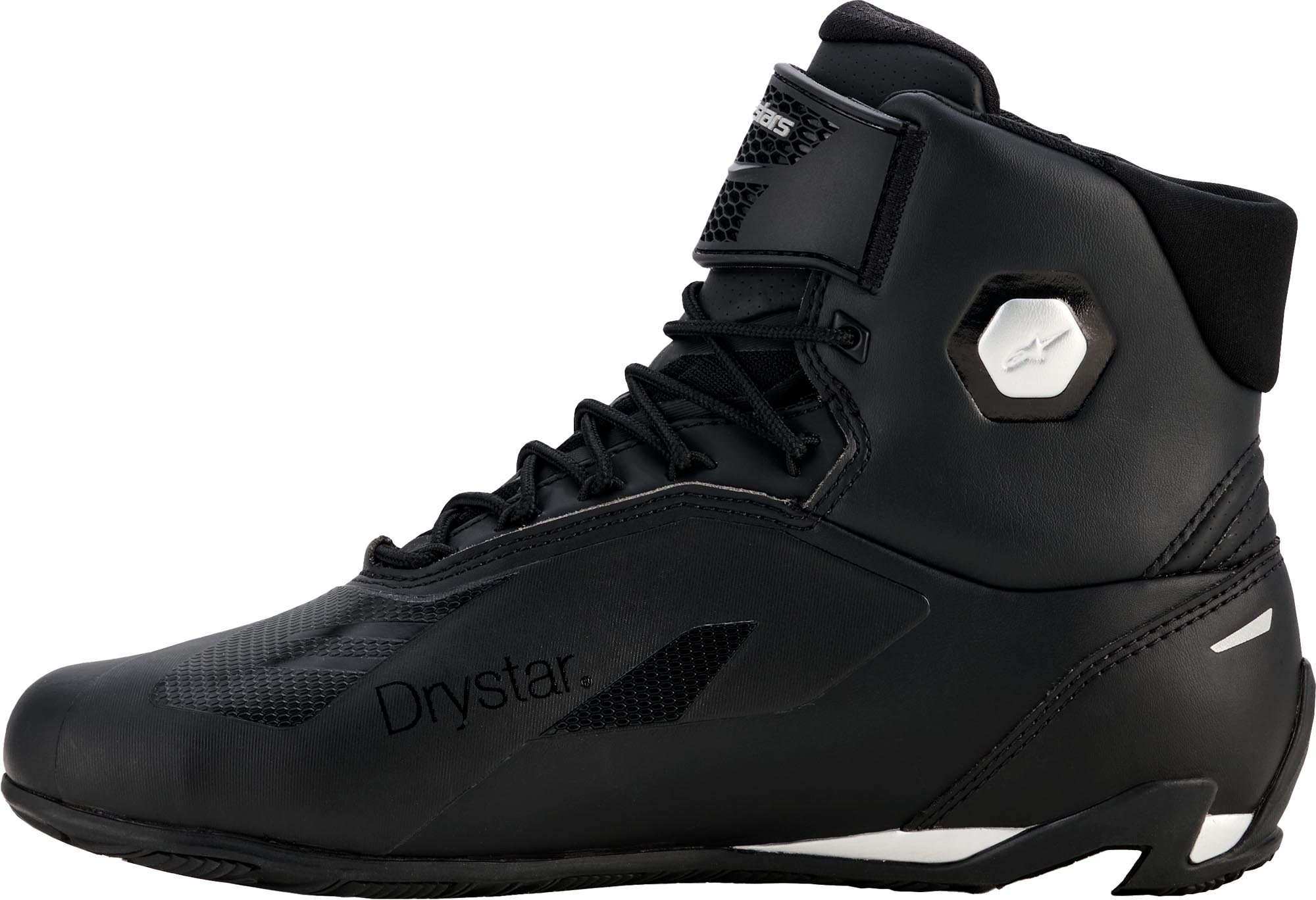 Alpinestars Stella Faster 4 Drystar vattentät damer motorcykel skor Svart/Silver 5 (36) Figur 3