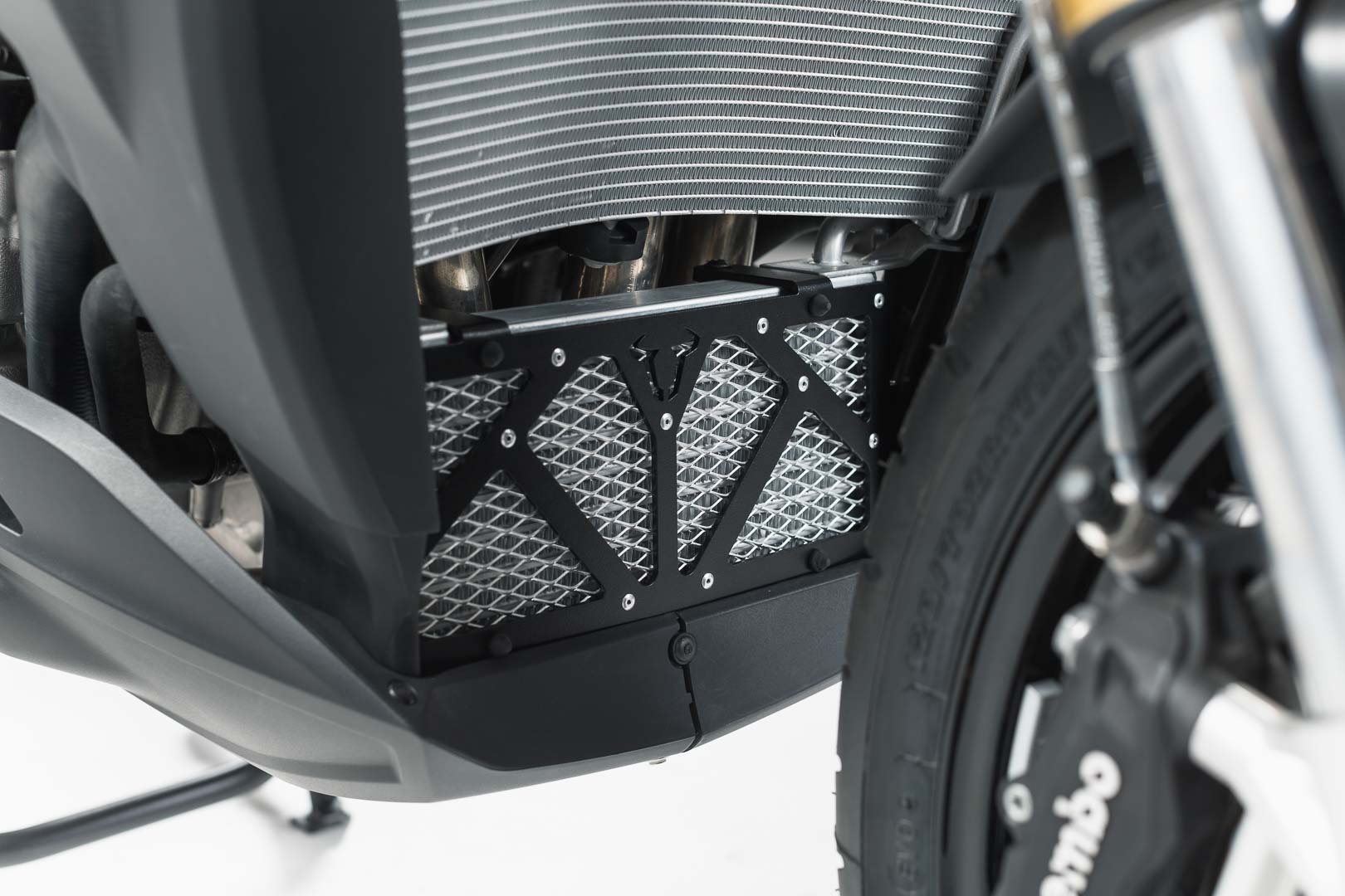 Protecție pentru răcitor de ulei SW-Motech - Negru/Argintiu. BMW S 1000 XR (15-19). Figura 2