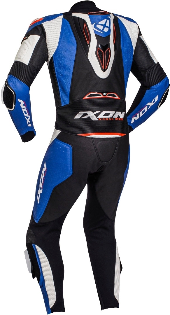Ixon Vendetta Evo One Piece Motorcycle Leather Suit black/white/blue M Figure 2