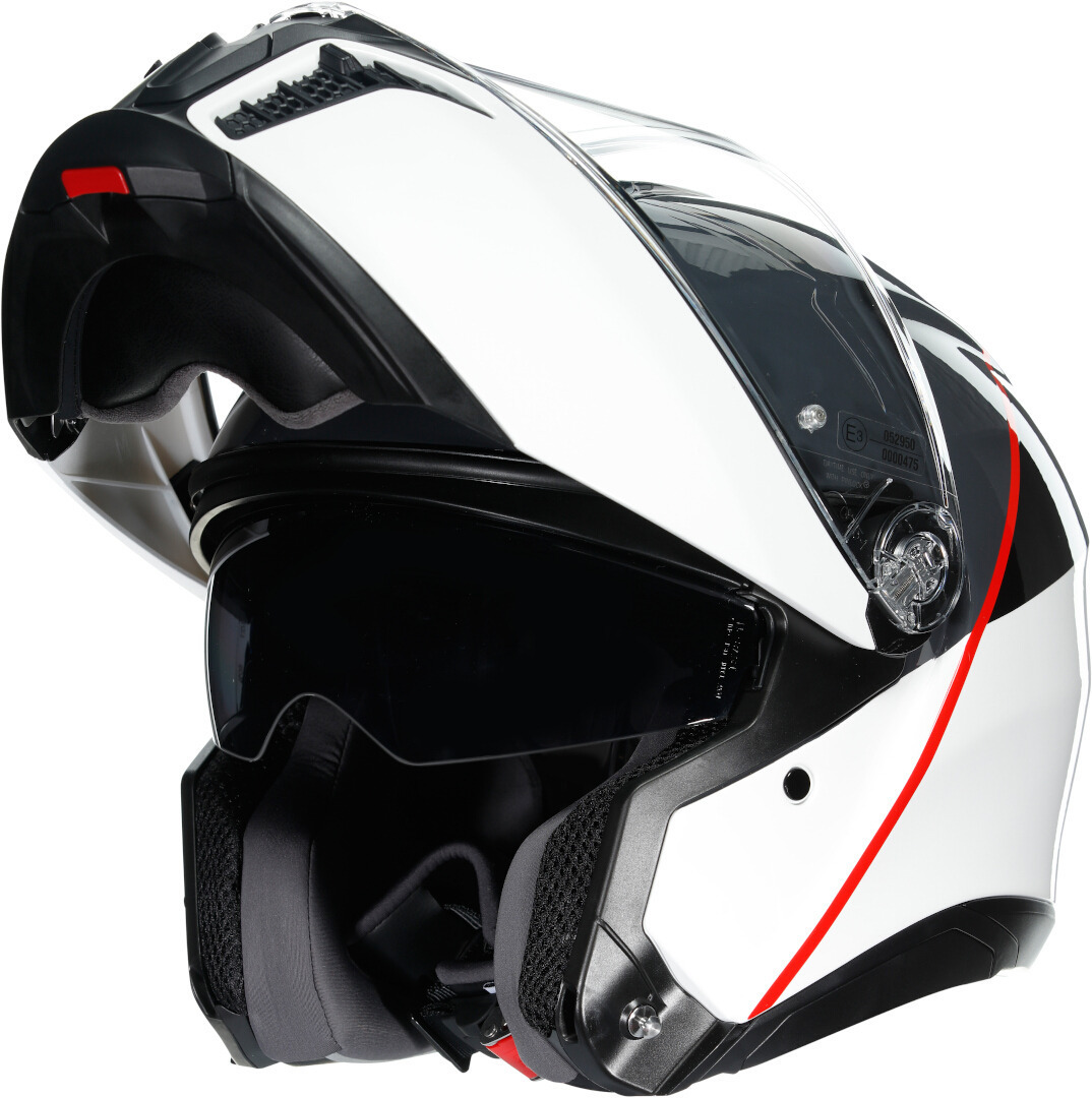 AGV Tourmodular Balance Cască alb/gri/roșu XS (53/54) Figura 7