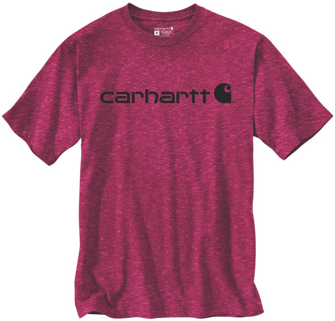 Carhartt EMEA Core Logo Workwear Short Sleeve Maglietta violet M Figura 1