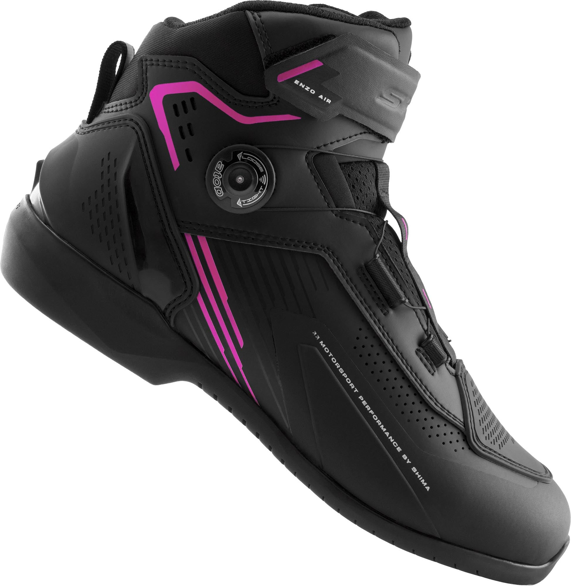 SHIMA Enzo Air Bottes de moto pour femmes noir/rose 36 Figure 2