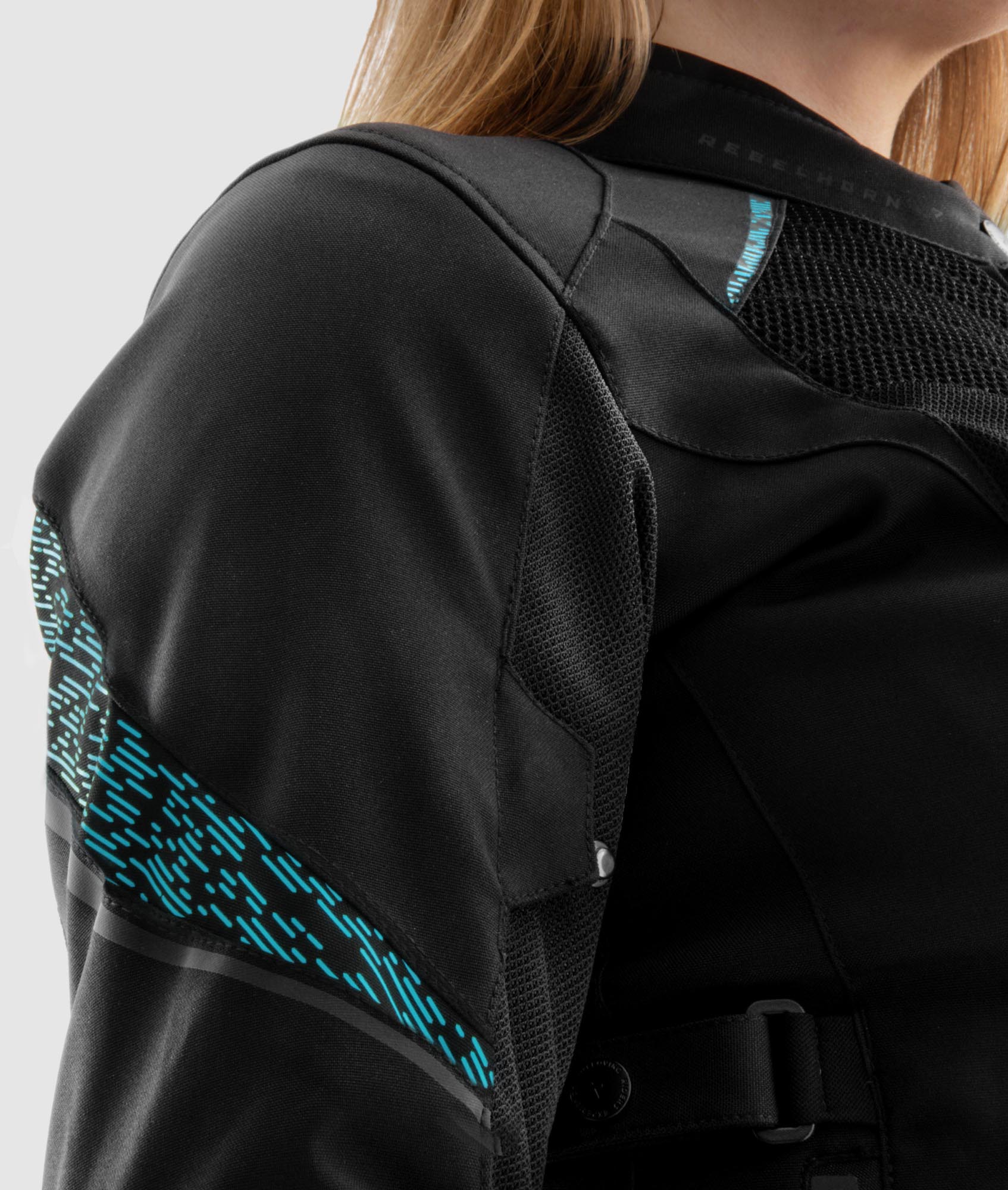 Rebelhorn Jax waterproof Ladies Motorcycle Textile Jacket black/blue L Figure 16