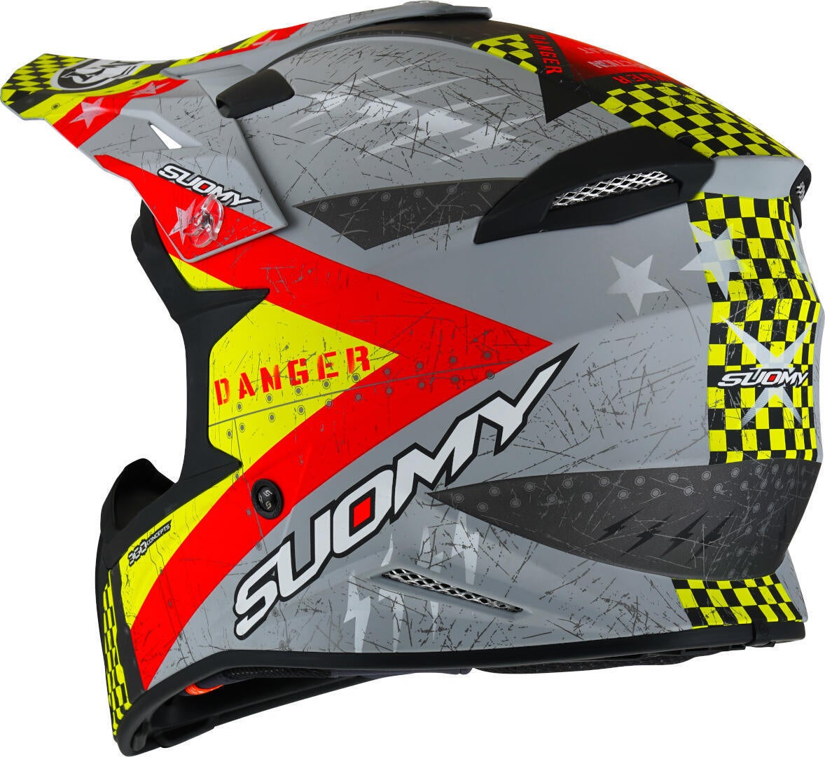 Suomy X-Wing Jetfighter E06 Motocross Helmet grey matt/red S (55/56) Figure 2