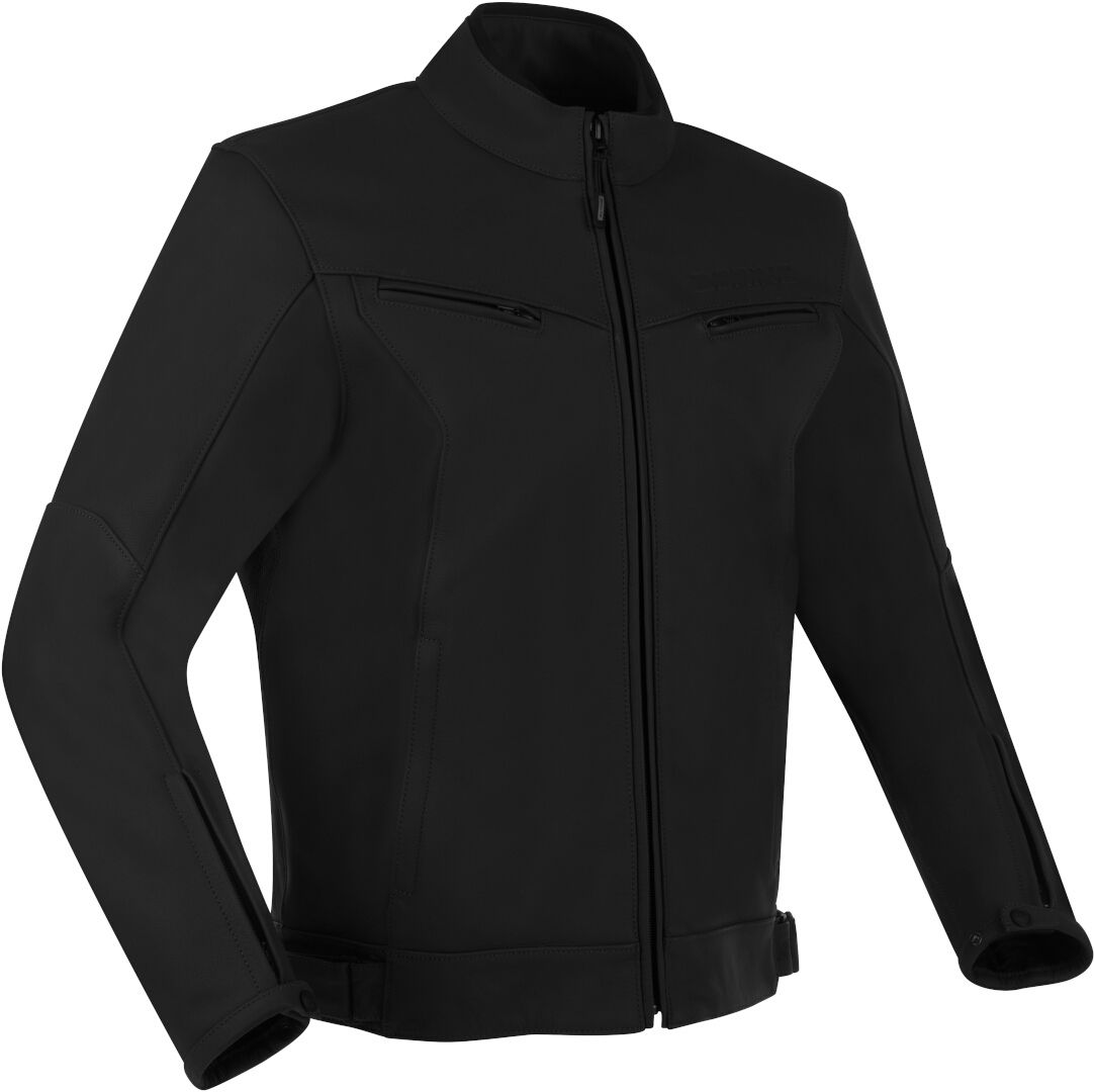 Bering Derby Motorfiets lederen jas Zwart 4XL Figuur 1