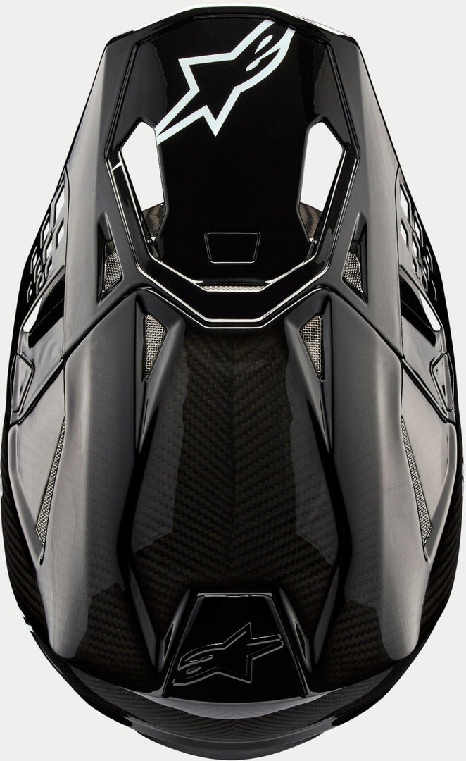 Alpinestars Supertech S-M10 Solid 2024 Motorcross helm Zwart XL (61/62) Figuur 3