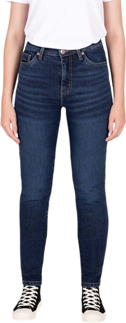 Knox Colton Blugi pentru motociclete pentru doamne Indigo Wash L scurt Figura 1