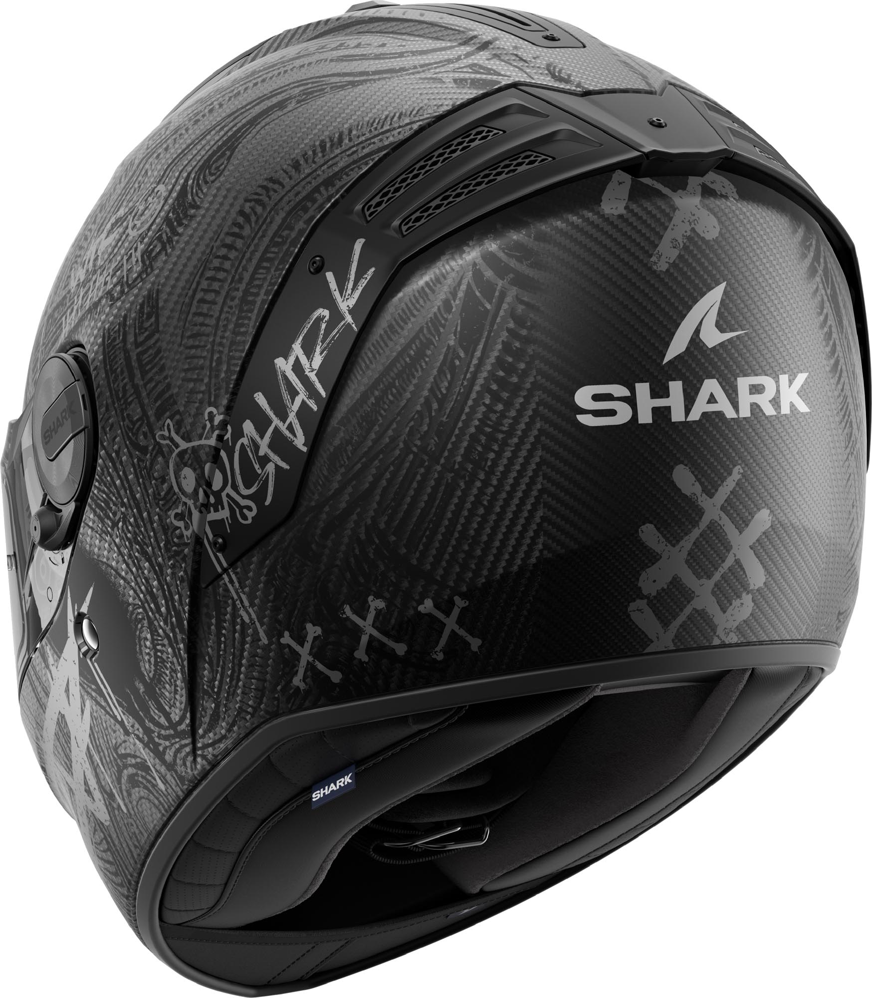 Shark Spartan RS Shiever Carbon Hełm mat/carbon L (59/60) Rysunek 2