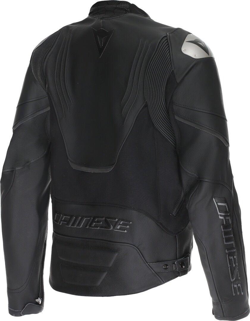 Dainese Racing 5 S26 Motorkerékpár bőrdzseki fekete 50 2. ábra