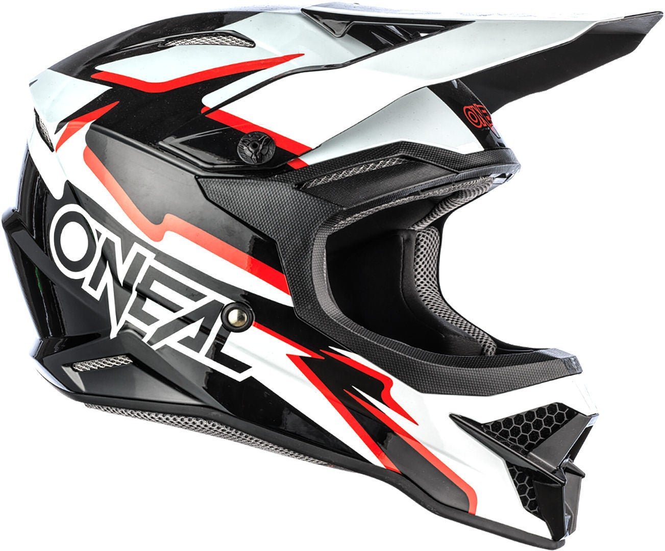 Oneal 3Series Voltage Casco motocross Bianco/nero M (57/58) Figura 3