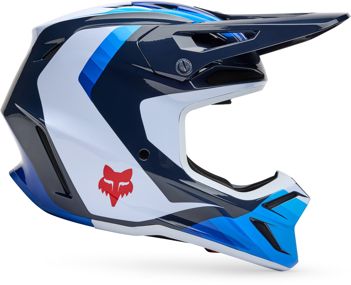 FOX V3 Fade MIPS Casco da motocross bianco/blu XXL (63/64) Figura 6