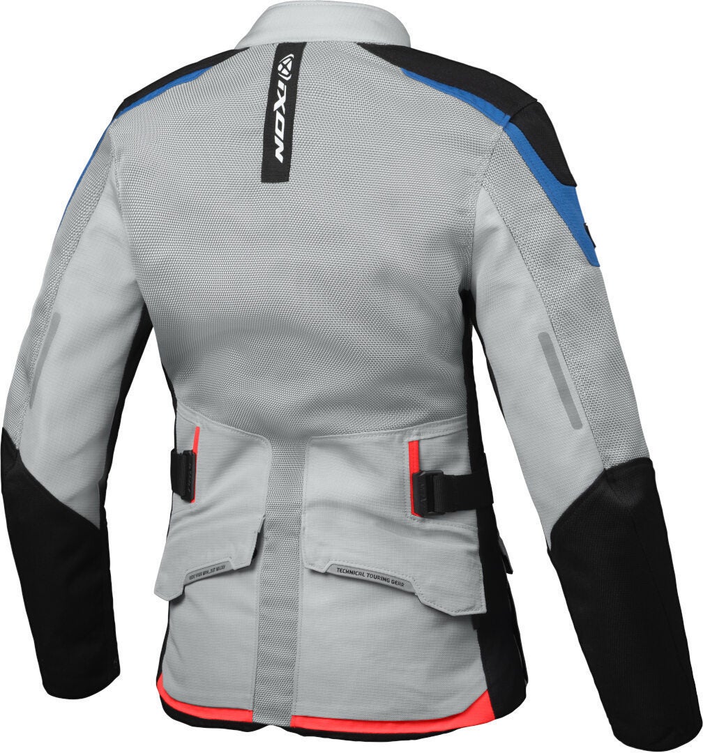 Ixon M-Njord Damer Motorcykel Textil Jacka Grå/blå M Figur 2