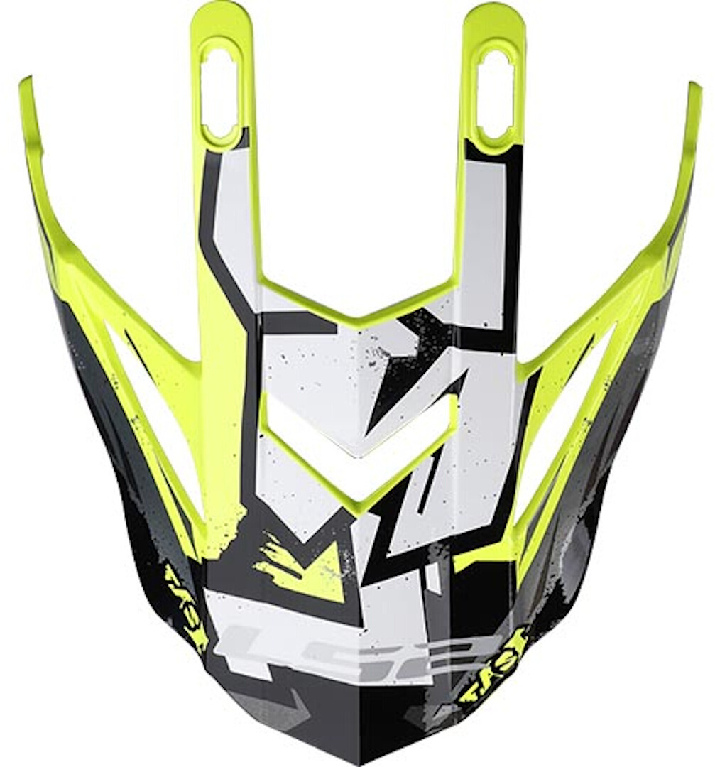 LS2 MX437 Fast Evo Hjälm Topp grå/gul Figur 1