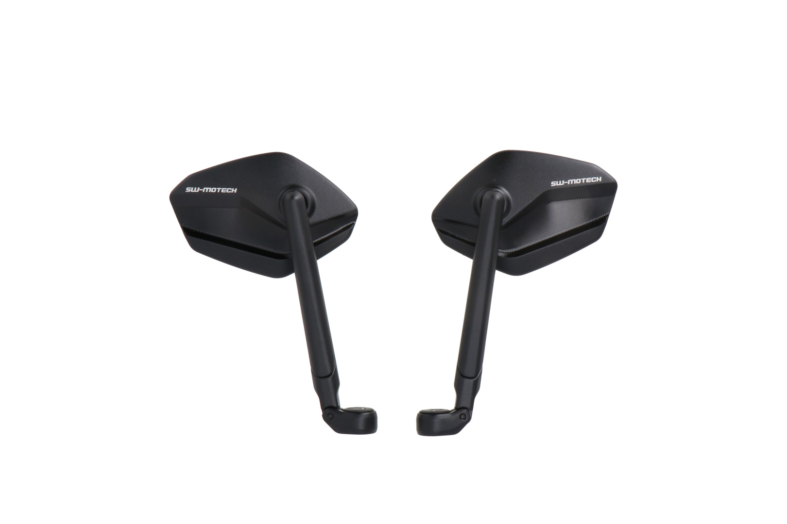 Setul de oglinzi SW-Motech Sport - Scurt. M10x1.25. Înalt. Figura 1