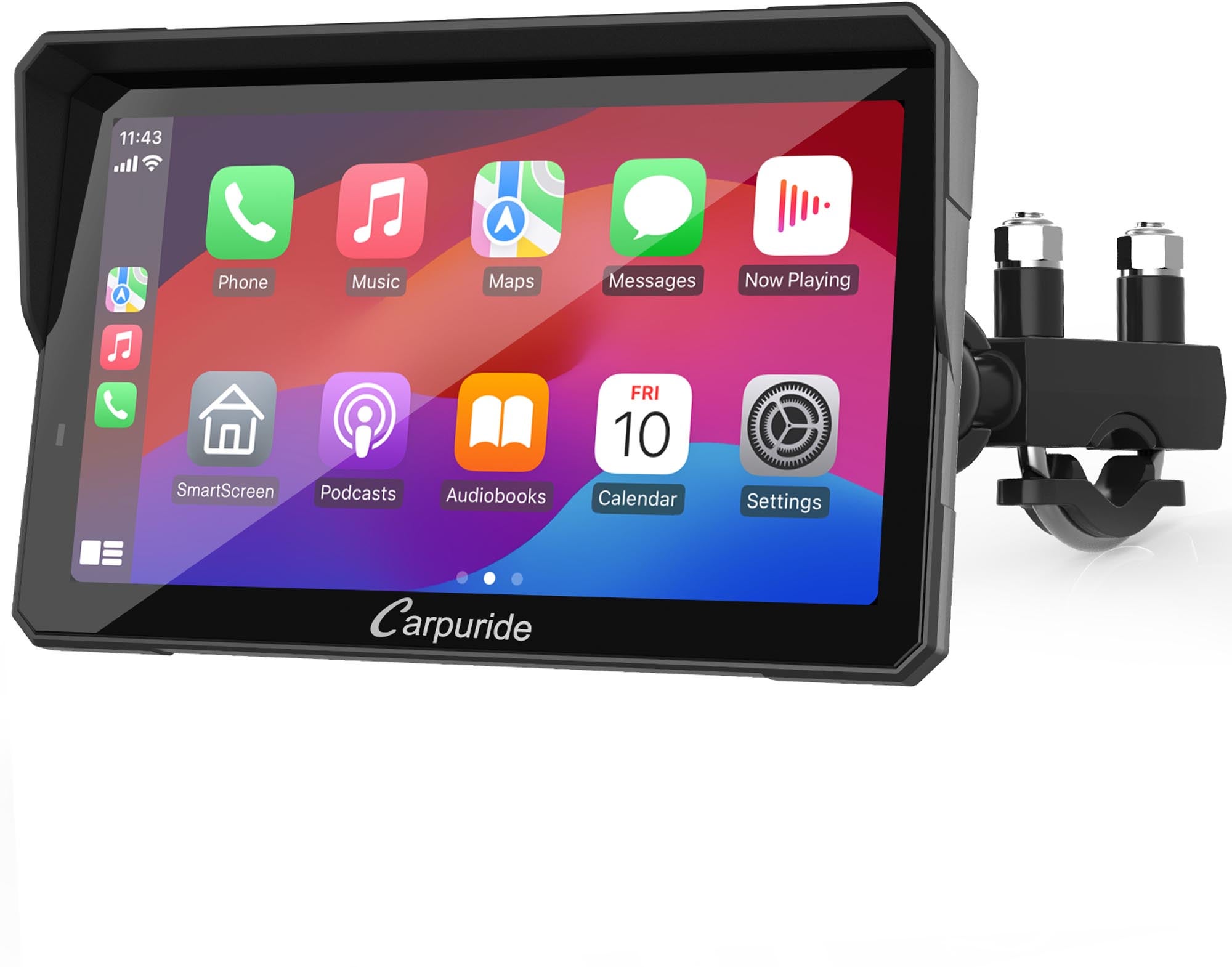 Carpuride Pro Series 7 Universal Multimediální systém motocyklů Obrázek 2