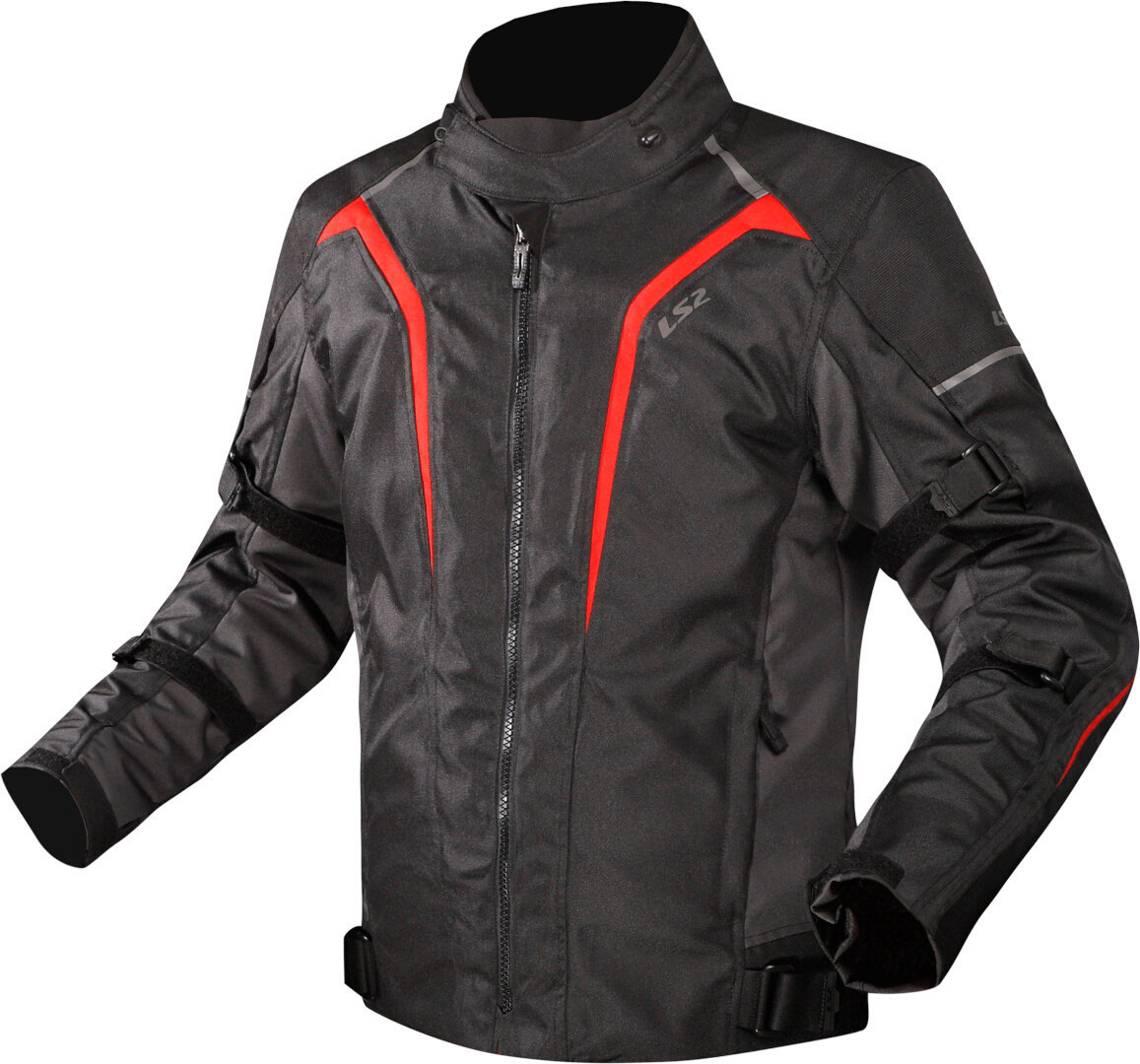 LS2 Sepang waterproof Motorcycle Textile Jacket black/grey/red XL Figure 1