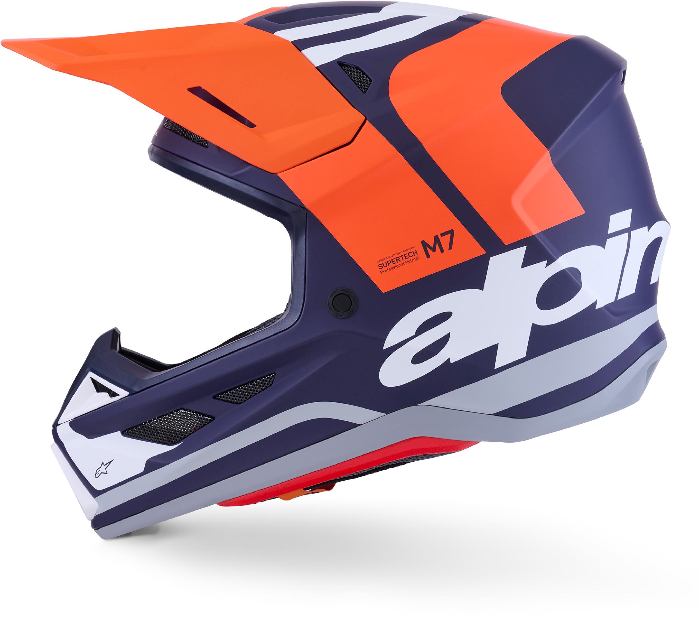 Alpinestars SM7 Core Casco de motocross Naranja mate/azul L (59/60) Figura 3