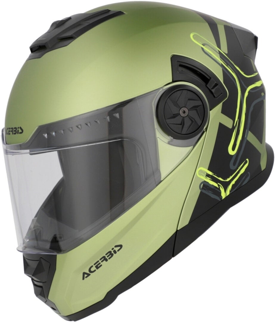 Acerbis Rider Graphic Шлем Чёрный/зелёный матовый XL (60/61) Рисунок 1