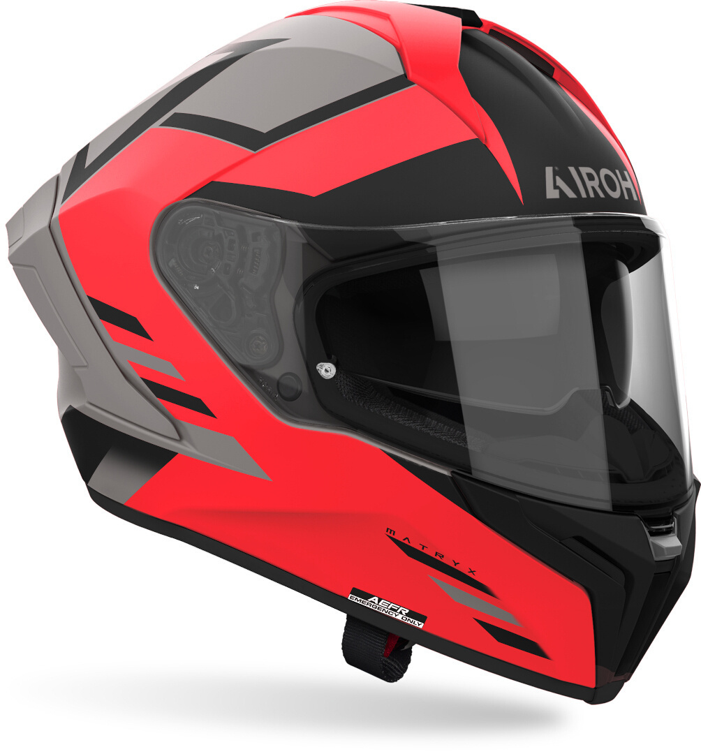 Airoh Matryx Thron Helm grau matt/orange L (59/60) Abbildung 4