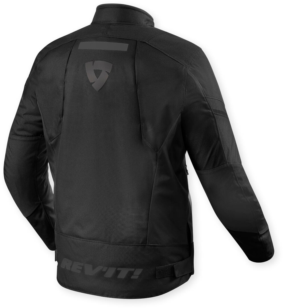 Revit Undulate H2O wasserdichte Motorrad Textiljacke schwarz L Abbildung 2