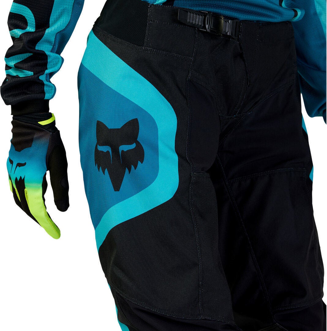 FOX 180 Ballast Pantaloni Motocross Donna nero/blu 4 Figura 7