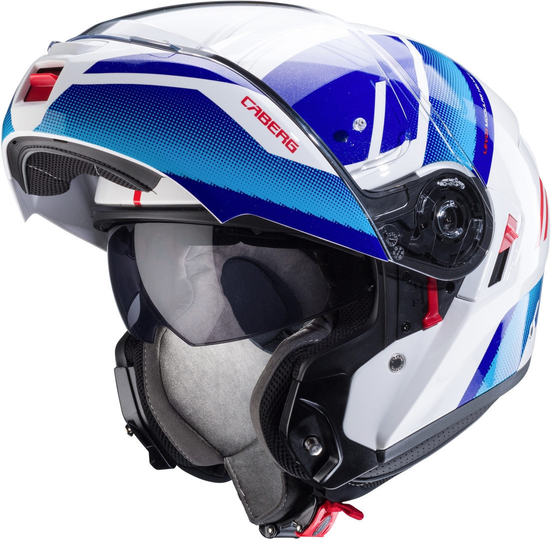 Caberg Levo X Manta Helmet white/blue/red M (57/58) Figure 4
