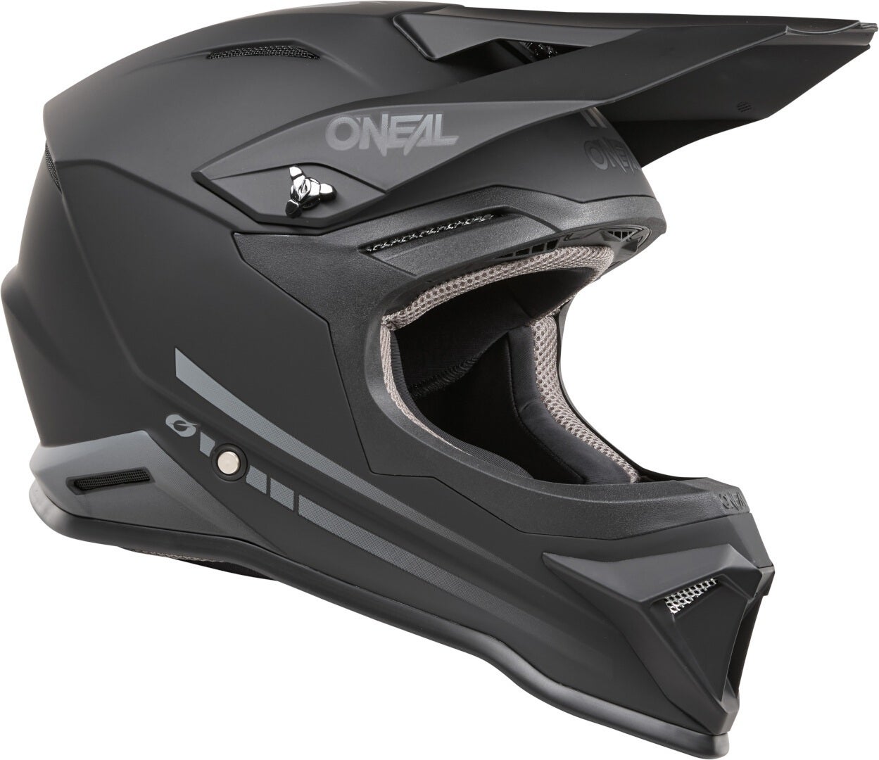 Oneal 1SRS Solid Motocross hjelm til børn Sort Y/L (49-50) Figur 7
