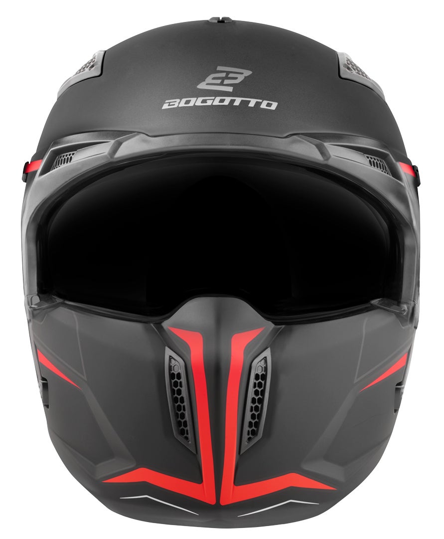 Bogotto Radic WN-ST Casco rosso/nero L Figura 8