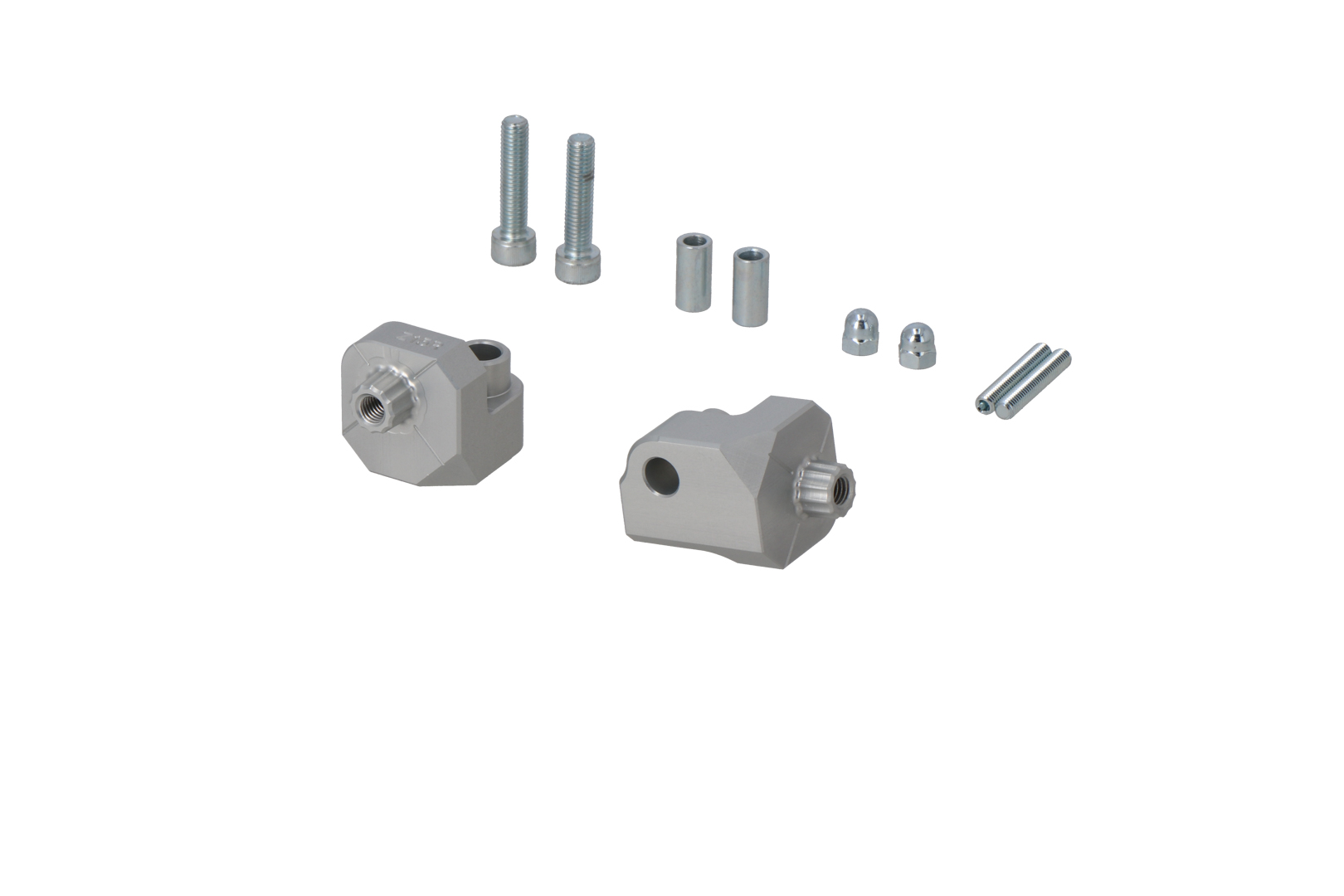 Kit de montare SW-Motech pentru suportul de picioare EVO - Argintiu. Modele Yamaha Ténéré 700 (19-). Figura 1