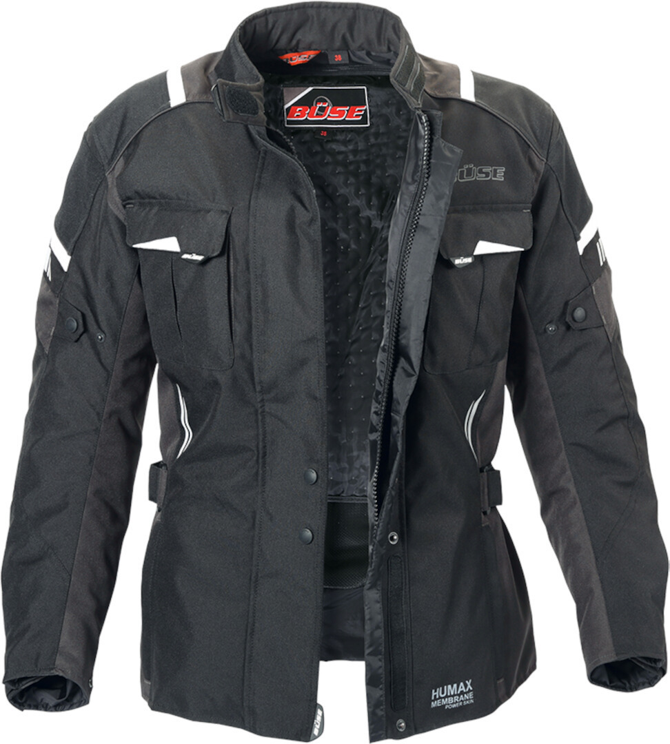 Büse Breno Pro Damen Motorrad Textiljacke schwarz/anthrazit 40 Abbildung 2
