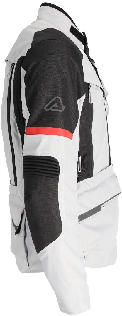 Acerbis X-Rover waterproof Motorcycle Textile Jacket grey/black/red M Figure 2