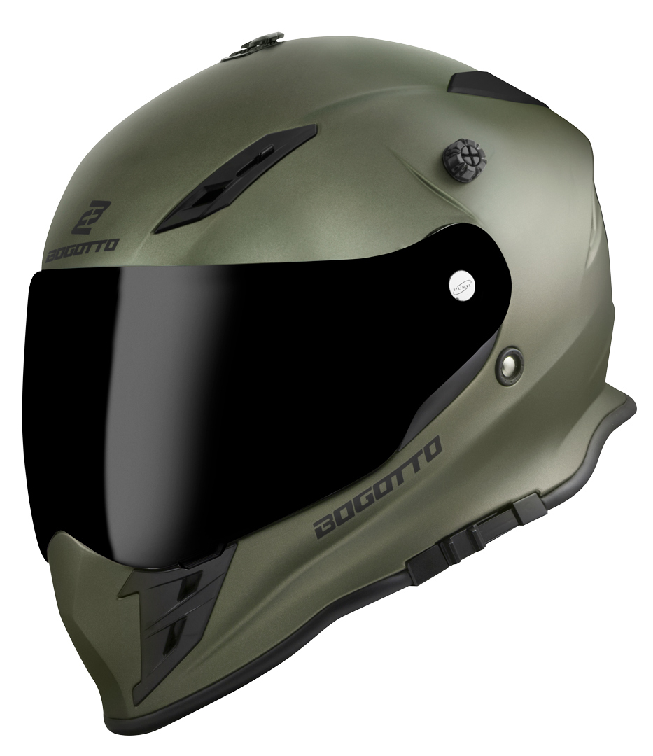 Bogotto V331 Enduro casco Verde S Figura 3