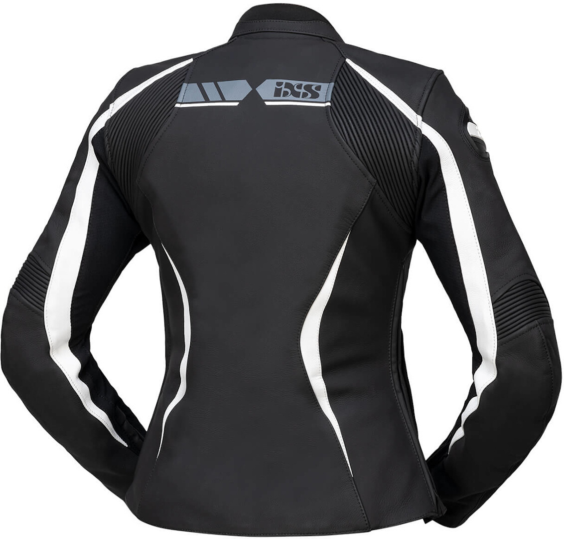 IXS RS-600 1.0 Dames Motorcycle Leather Jacket zwart/wit 38 Figuur 2