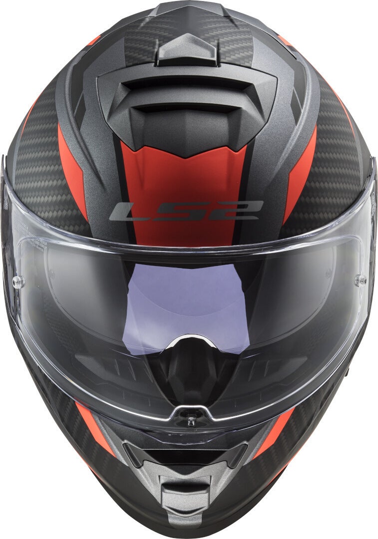 LS2 FF800 Storm II Racer Helm grau matt/orange L (59/60) Abbildung 5