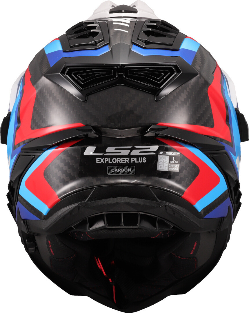 Side view of LS2 MX701 Explorer Carbon Frontier II Motocross Helmet