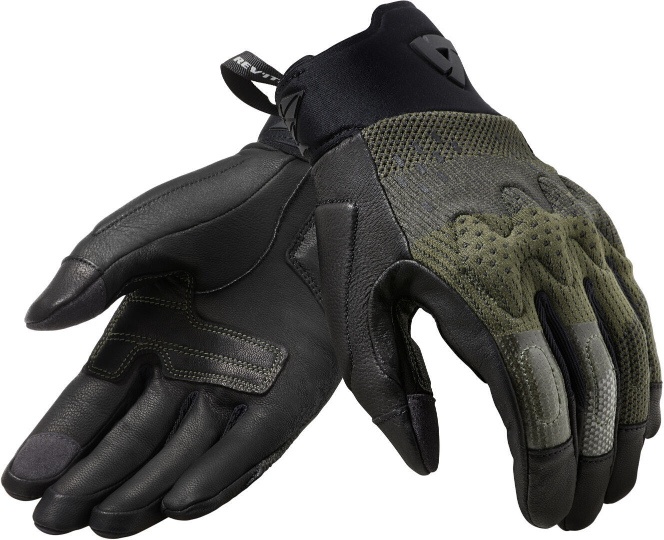 Revit Kinetic Motorcykelhandsker sort/brun 2XL Figur 1