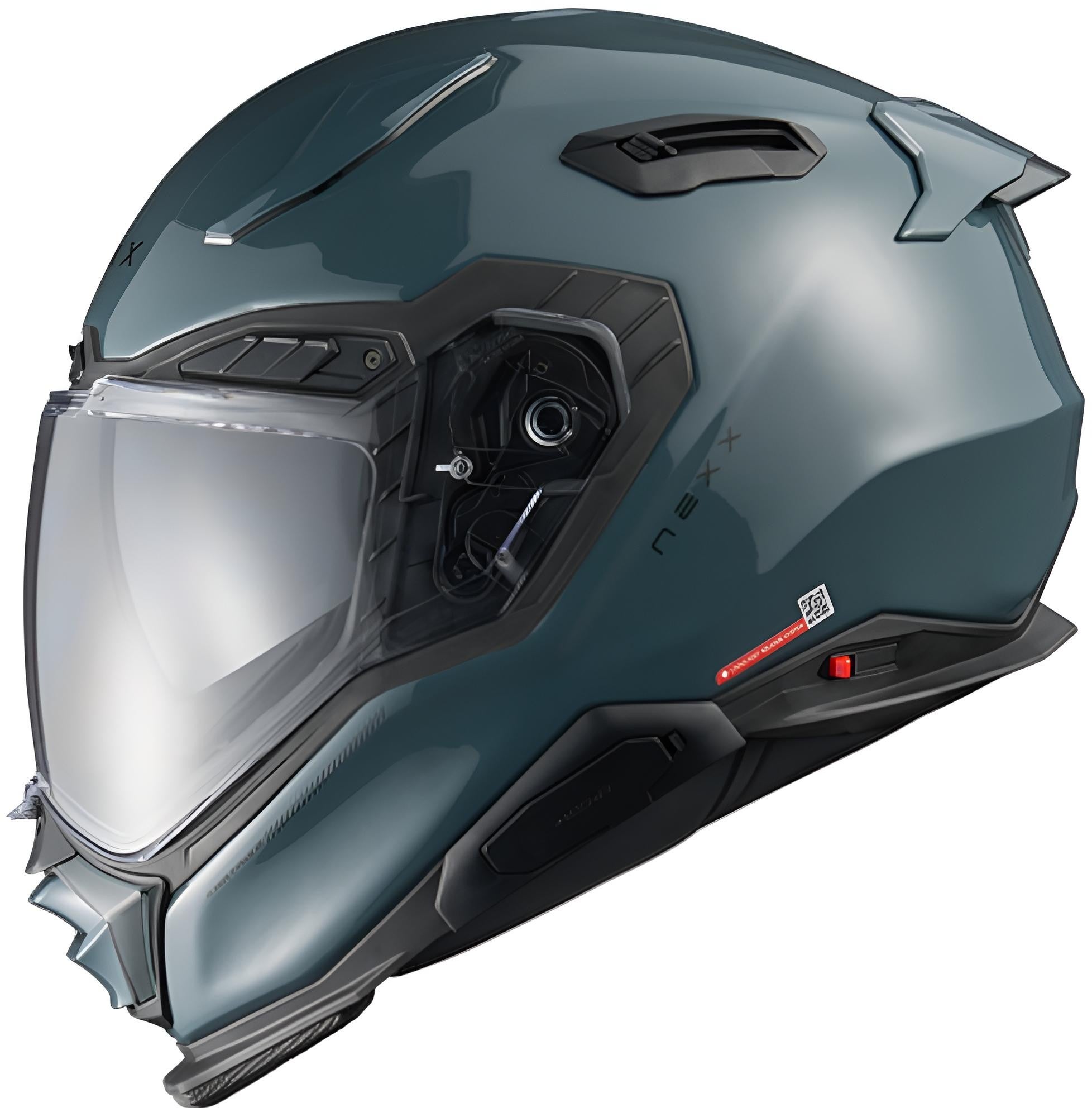 Nexx X.WST 3 Plain Casco blu/verde S (55/56) Figura 1
