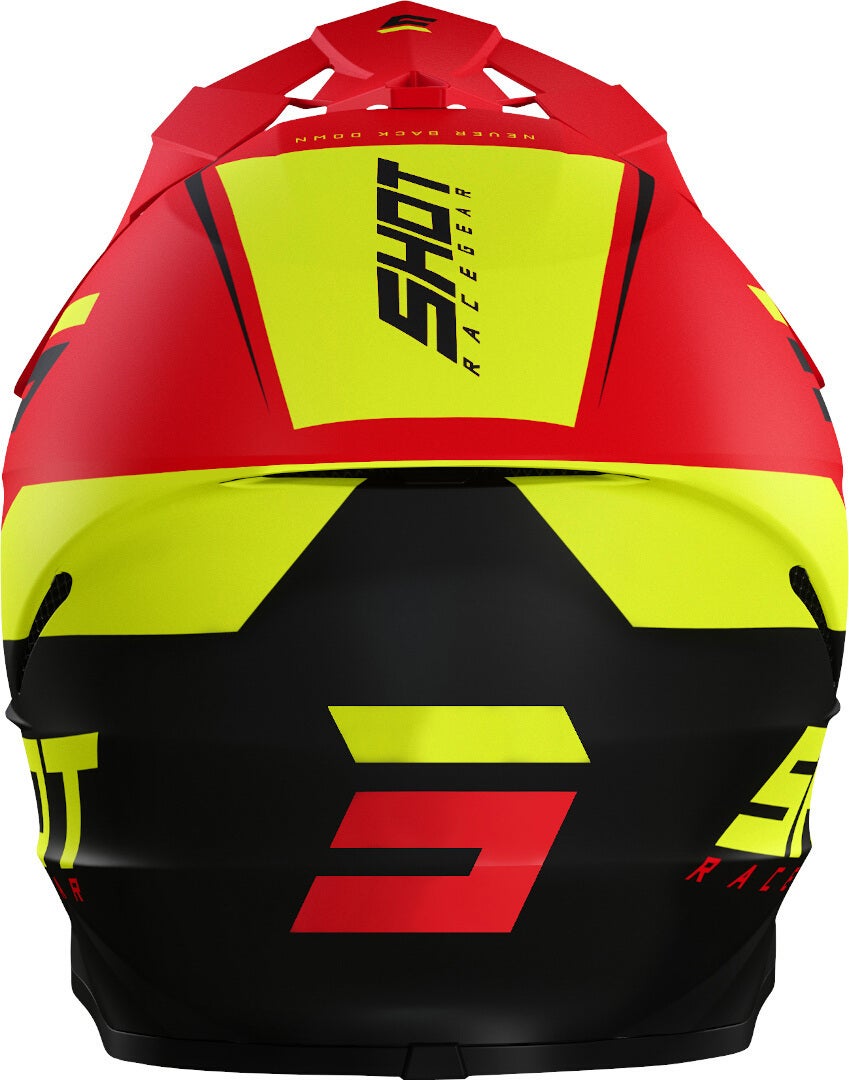 Shot Furious Chase Motocross Helmet red/yellow XXL (63/64) Figure 2