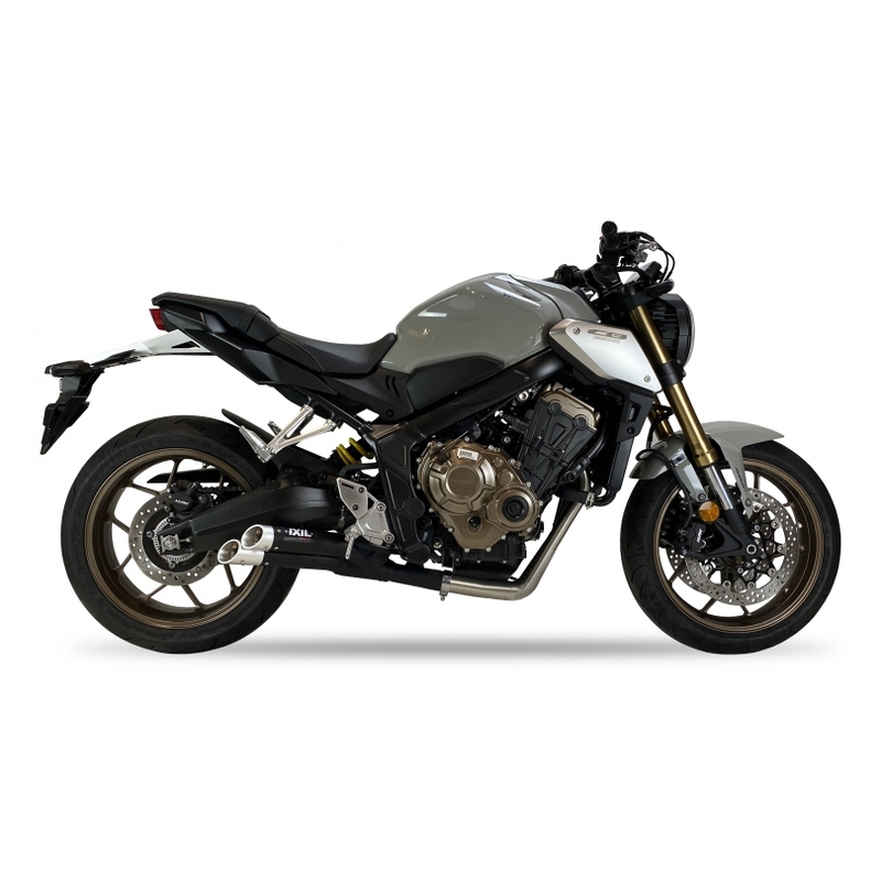IXIL Hyperlow Full Avgassystem Rostfritt Stål Svart / Aluminium Polerad - Honda CB650R - XH6342XB Figur 3