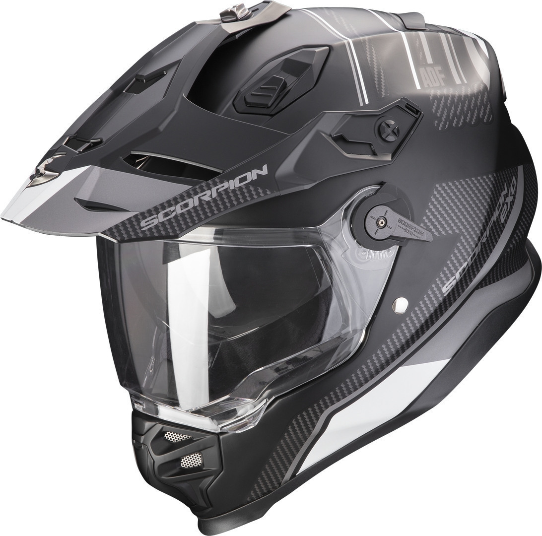 Scorpion ADF-9000 Air Desert Motocross hjälm Svart matt/grå XS (54) Figur 1