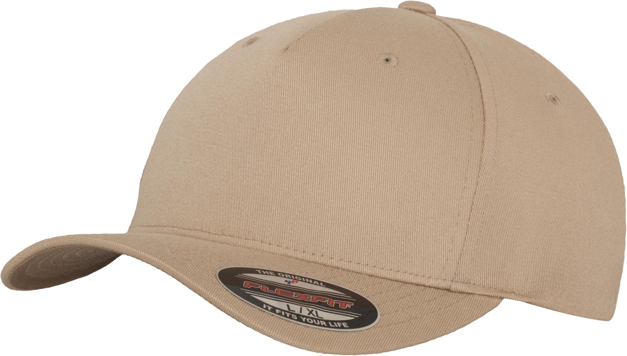 Brandit Flexfit 5 Panel Cap Khaki S/M Figure 1