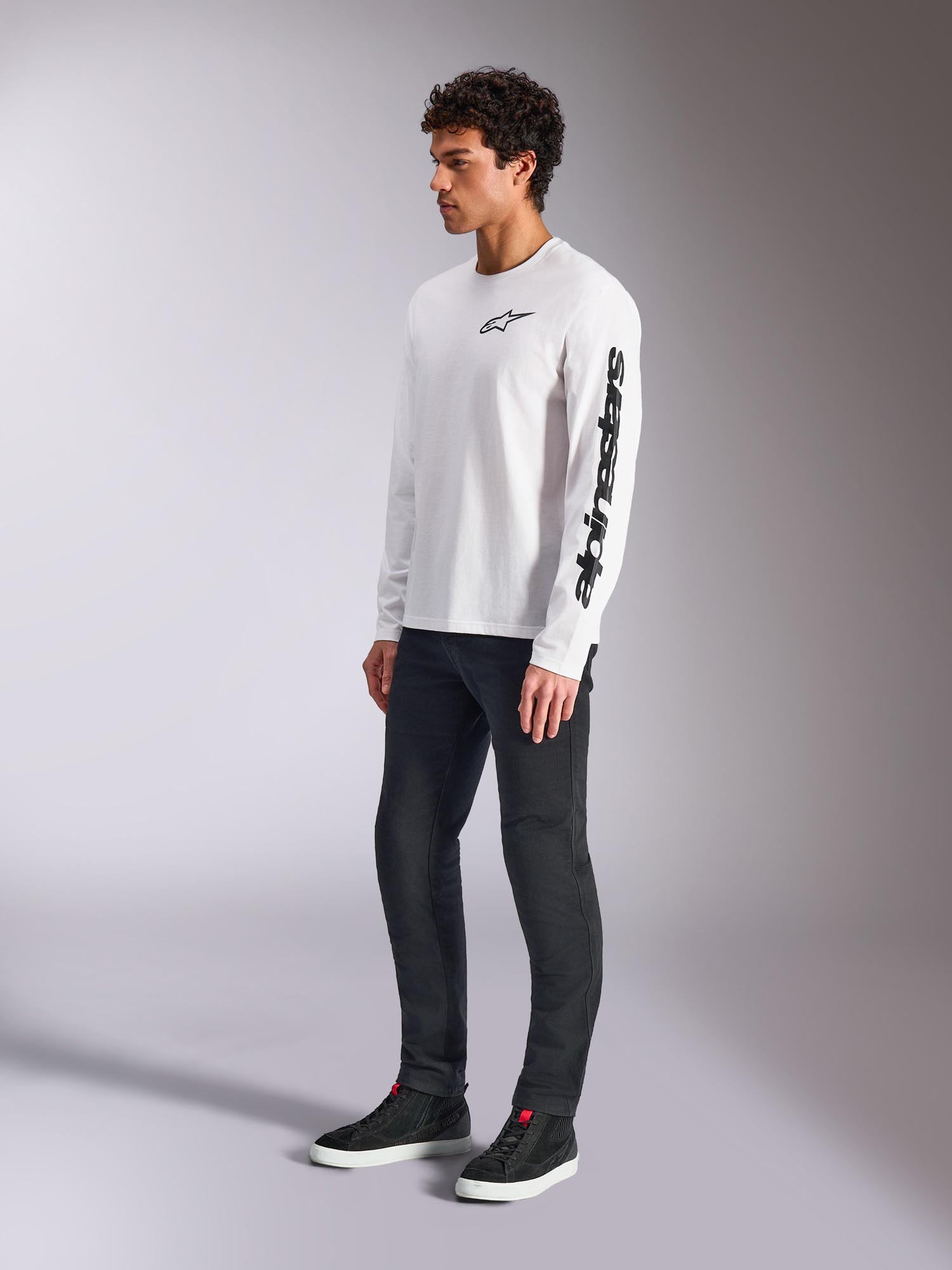 Alpinestars Trackside CSF Langarmshirt weiß M Abbildung 7
