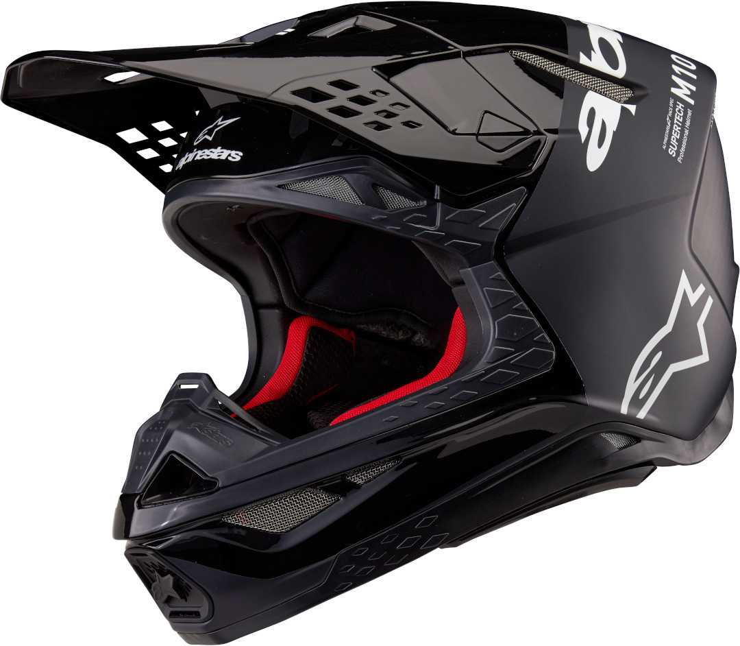 Alpinestars Supertech S-M10 Flood 2024 Cască de motocross Negru/gri S (55/56) Figura 1