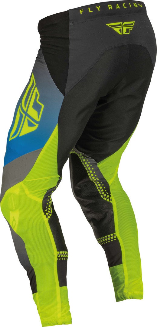 Fly Racing Lite 2023 Motocross Pants yellow/grey/blue 34 Figure 2