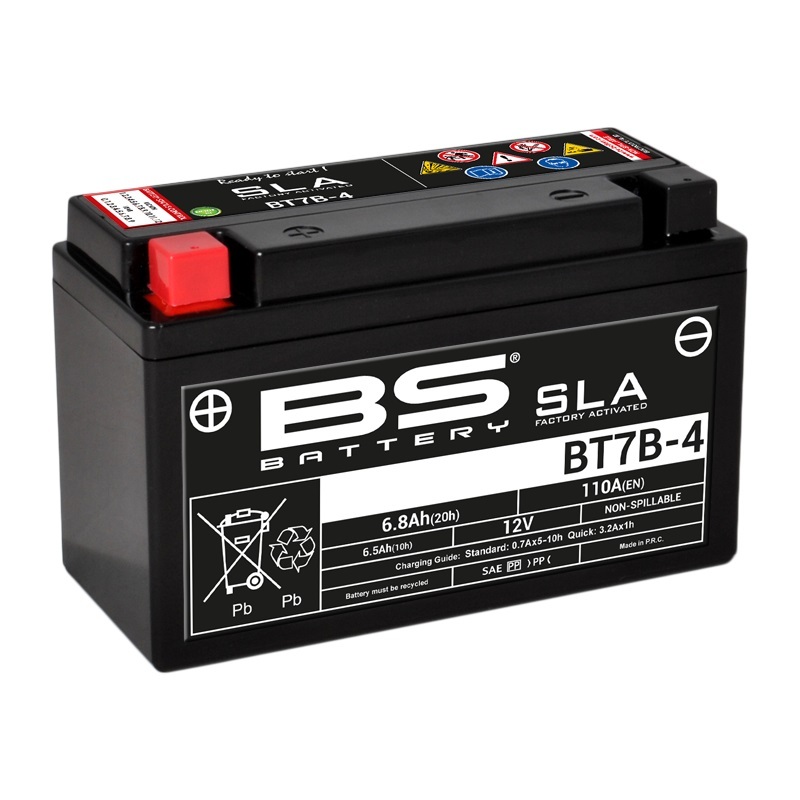 Bateria BS Bateria SLA fără întreținere activată din fabrică - BT7B-4 Figura 2