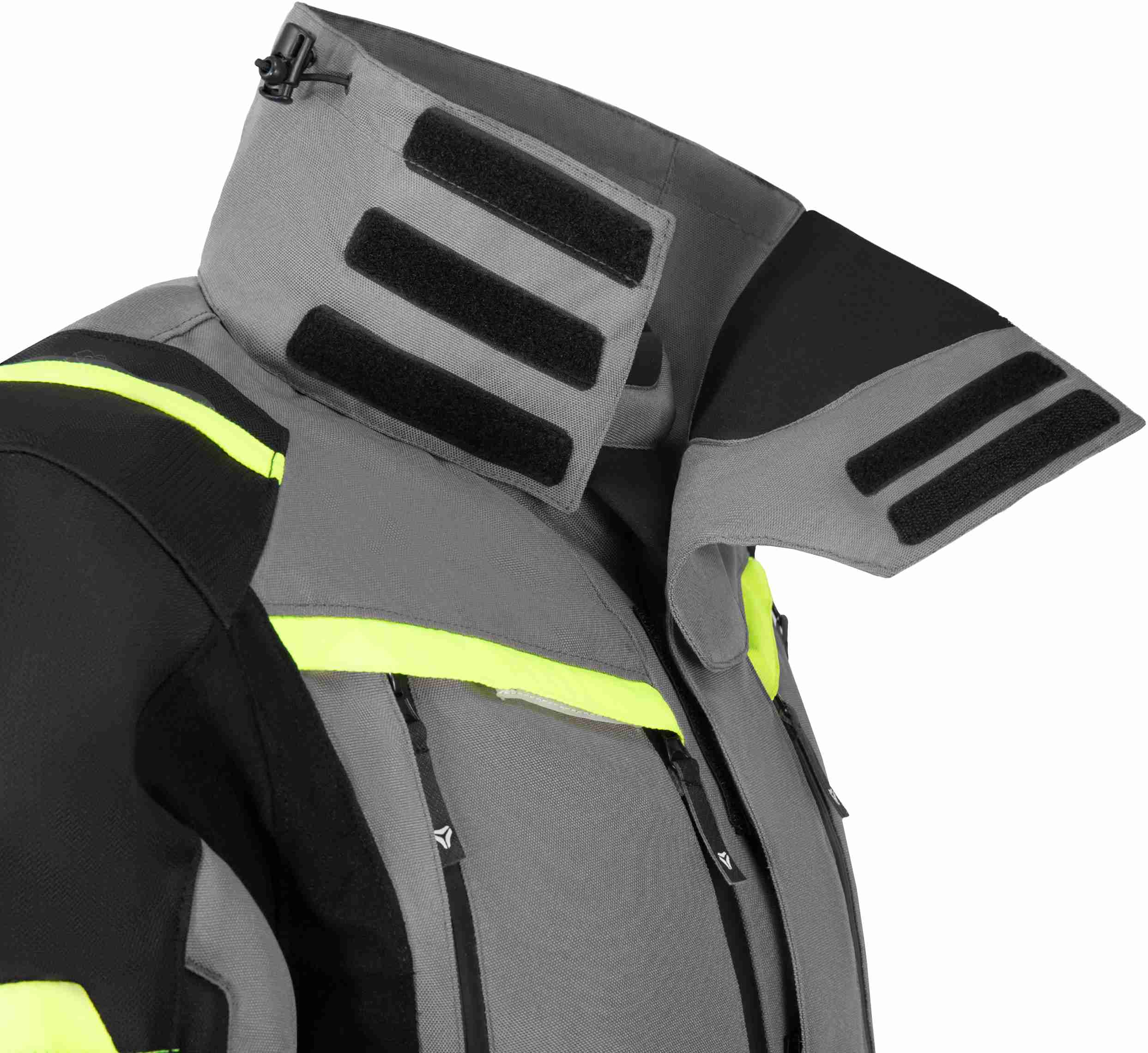 Seca Arrakis III waterproof Motorcycle Textile Jacket grey/black/yellow L Figure 4