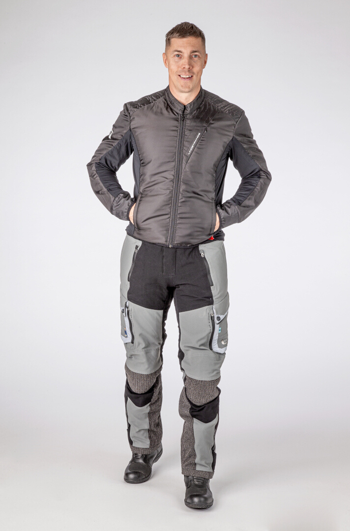 Lindstrands Sunne waterproof Motorcycle Textile Jacket grey/black 56 Figure 7