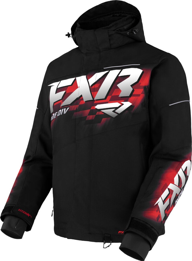 FXR Fuel 2023 Snowmobile Jacket black/red/white 3XL Figure 1